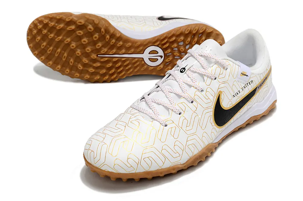 Nike Tiempo Legend 10 Academy TF - White/Golden Yellow/Black
