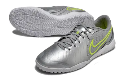 Nike Tiempo Legend 10 Academy IC - Silver/Electric Green/White