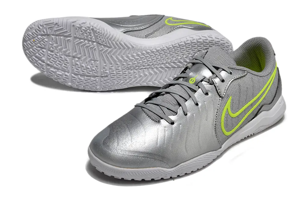 Nike Tiempo Legend 10 Academy IC - Silver/Electric Green/White
