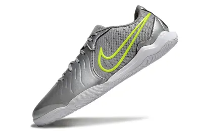 Nike Tiempo Legend 10 Academy IC - Silver/Electric Green/White