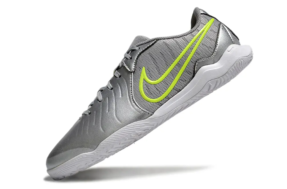 Nike Tiempo Legend 10 Academy IC - Silver/Electric Green/White