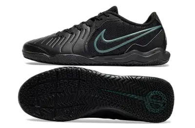 Nike Tiempo Legend 10 Academy IC - Black/Teal Accent/Classic Black