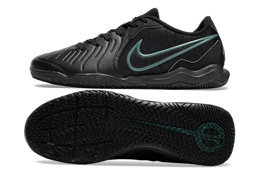 Nike Tiempo Legend 10 Academy IC - Black/Teal Accent/Classic Black