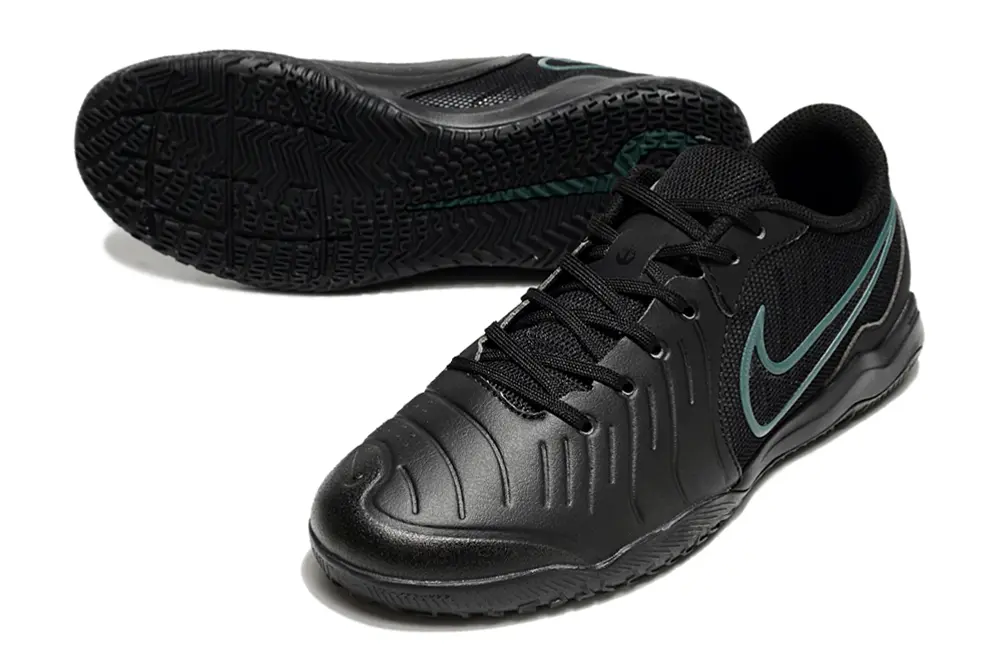 Nike Tiempo Legend 10 Academy IC - Black/Teal Accent/Classic Black