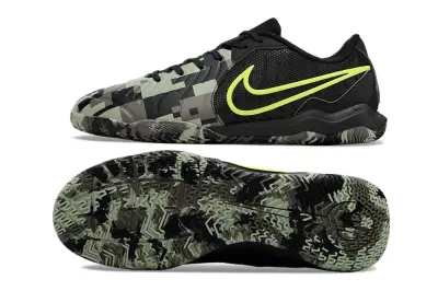 Nike Tiempo Legend 10 Academy IC - Black/Camo Green/Neon Yellow
