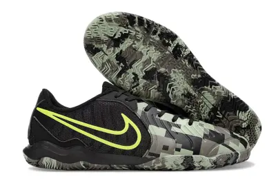 Nike Tiempo Legend 10 Academy IC - Black/Camo Green/Neon Yellow