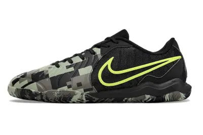Nike Tiempo Legend 10 Academy IC - Black/Camo Green/Neon Yellow