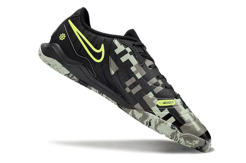 Nike Tiempo Legend 10 Academy IC - Black/Camo Green/Neon Yellow