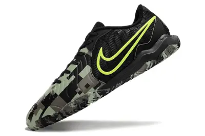 Nike Tiempo Legend 10 Academy IC - Black/Camo Green/Neon Yellow