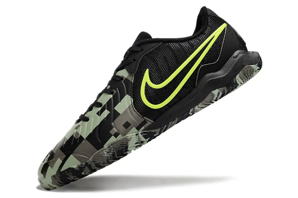 Nike Tiempo Legend 10 Academy IC - Black/Camo Green/Neon Yellow