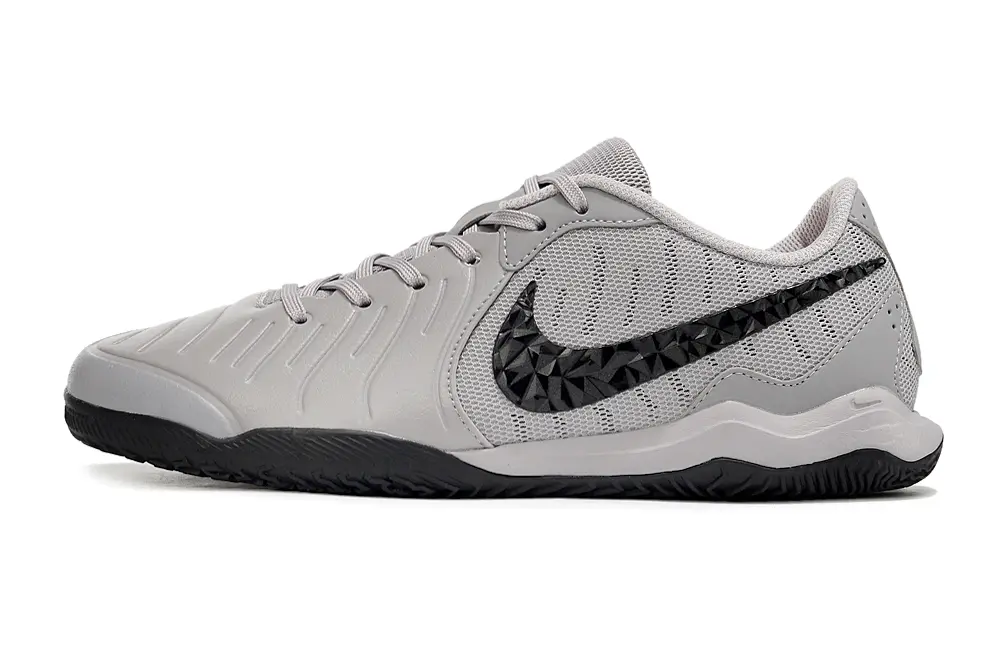 Nike Tiempo Legend 10 Academy IC - Gray/Charcoal Black/Pink Fusion