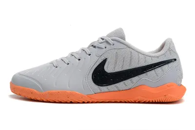 Nike Tiempo Legend 10 Academy IC - Gray/Bright Orange/Deep Black