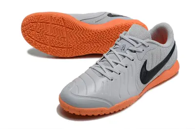 Nike Tiempo Legend 10 Academy IC - Gray/Bright Orange/Deep Black
