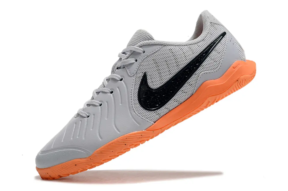 Nike Tiempo Legend 10 Academy IC - Gray/Bright Orange/Deep Black