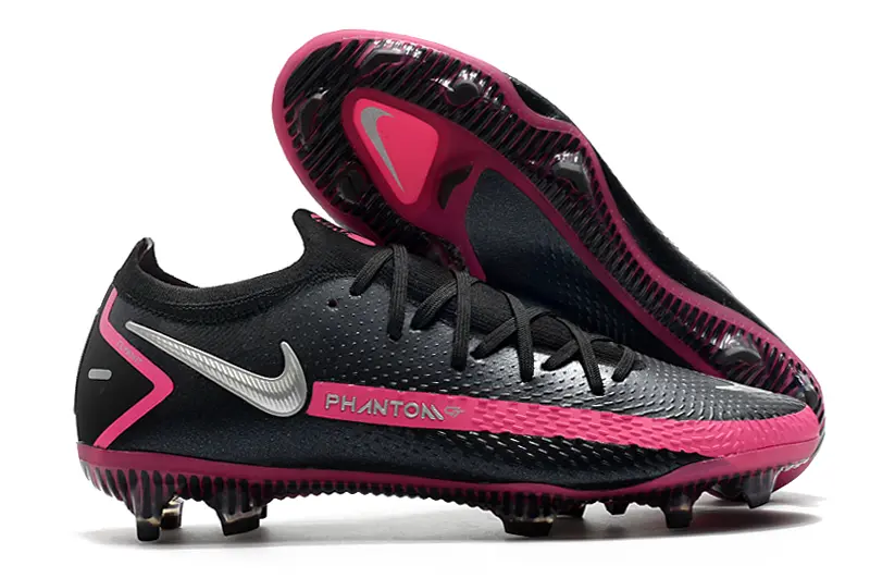Nike Phantom GT Elite FG - Black/Vivid Pink/Metallic Silver