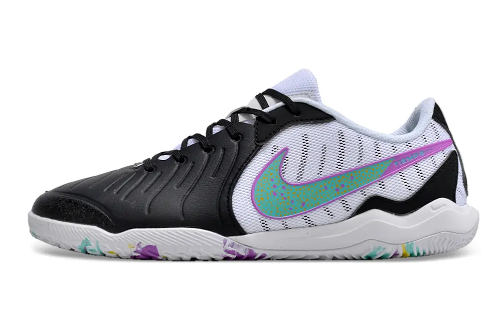 Nike Tiempo Legend 10 Academy IC - Black/Vibrant Aqua/Soft Lavender