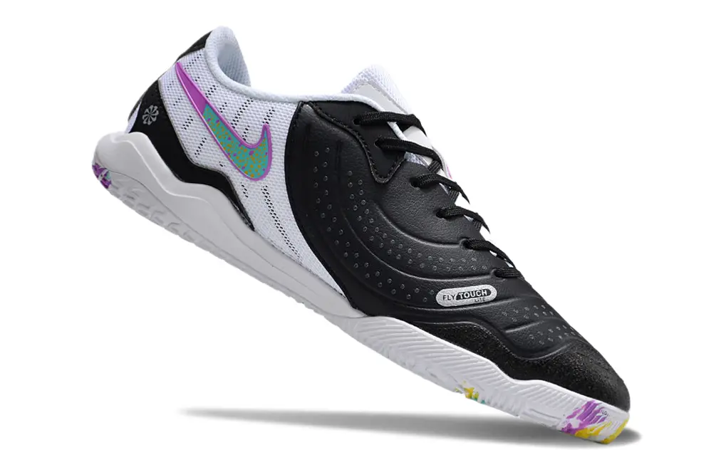 Nike Tiempo Legend 10 Academy IC - Black/Vibrant Aqua/Soft Lavender
