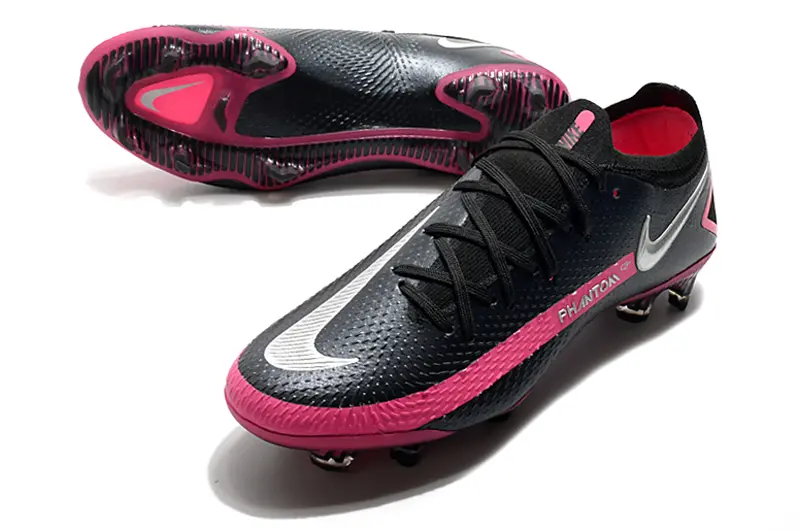 Nike Phantom GT Elite FG - Black/Vivid Pink/Metallic Silver