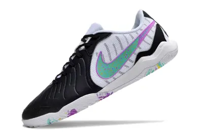 Nike Tiempo Legend 10 Academy IC - Black/Vibrant Aqua/Soft Lavender
