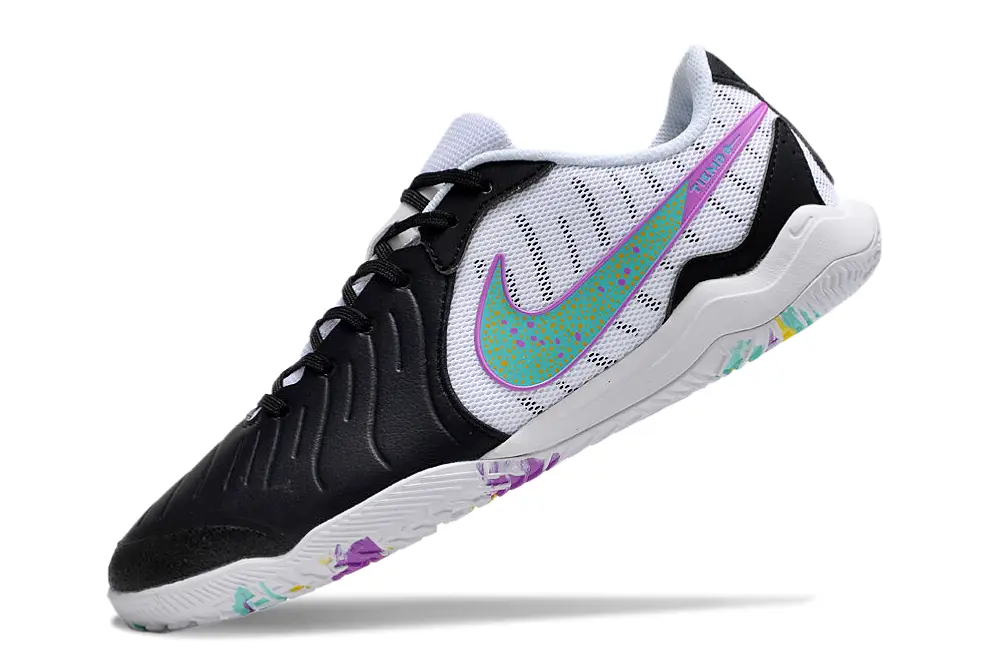 Nike Tiempo Legend 10 Academy IC - Black/Vibrant Aqua/Soft Lavender