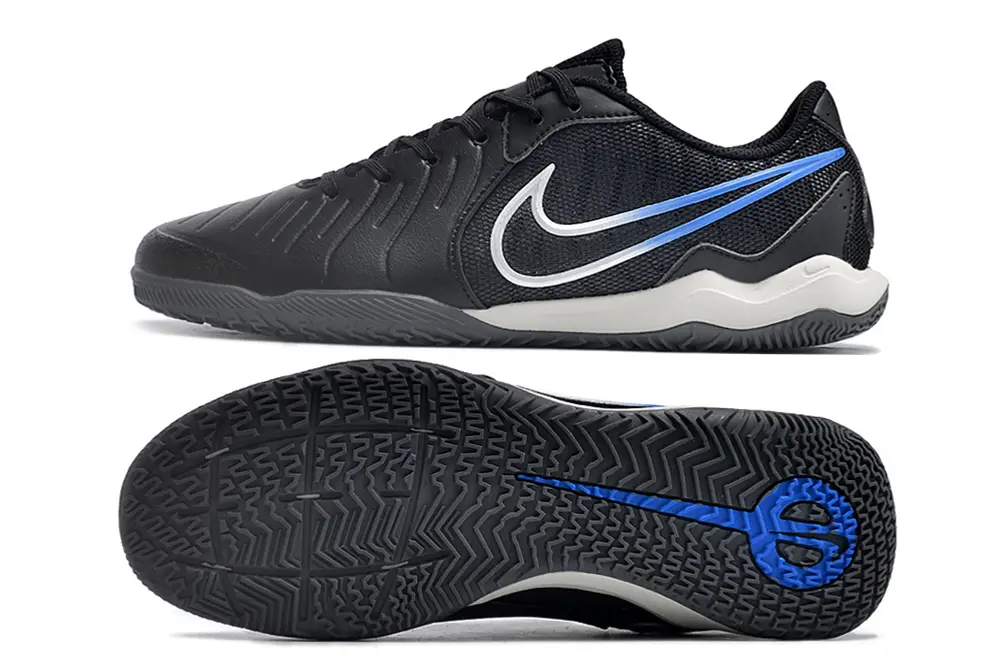 Nike Tiempo Legend 10 Academy IC - Black/Cool Blue/White