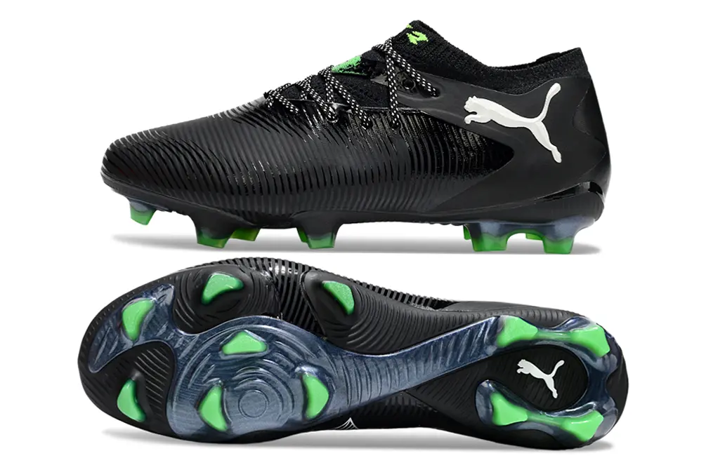 Puma Future 8 Ultimate FG - Black/Electric Green/Graphite Grey