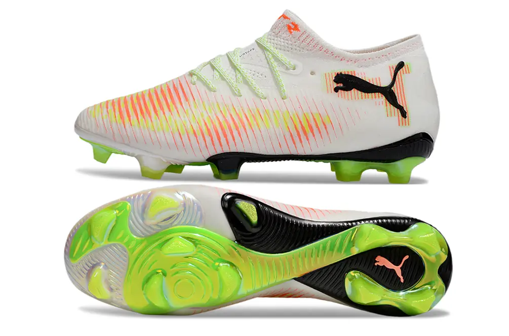Puma Future 8 Ultimate FG - White/Neon Pink/Neon Green