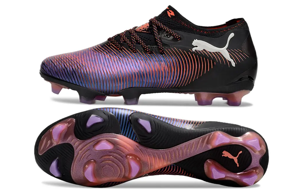 Puma Future 8 Ultimate FG - Black/Electric Blue/Fiery Orange