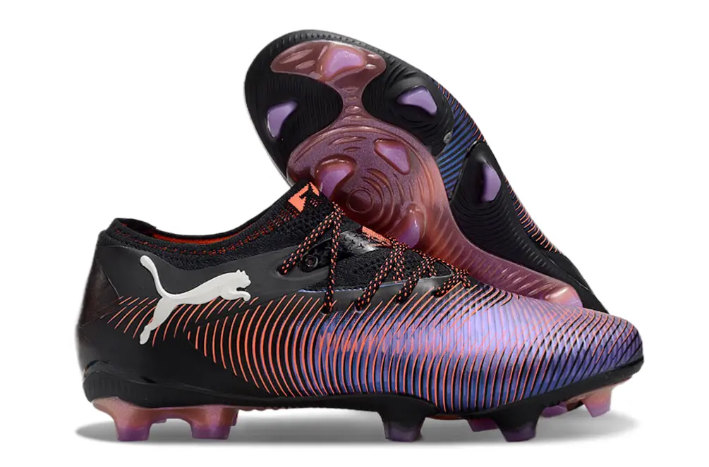 Puma Future 8 Ultimate FG - Black/Electric Blue/Fiery Orange