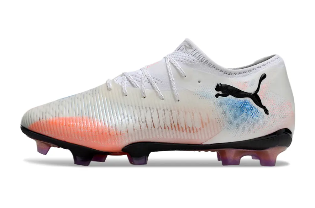 Puma Future 8 Ultimate FG - White/Coral Orange/Deep Black