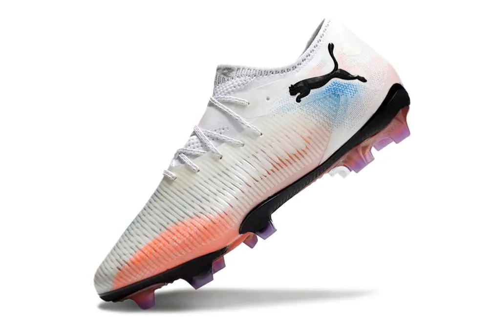Puma Future 8 Ultimate FG - White/Coral Orange/Deep Black