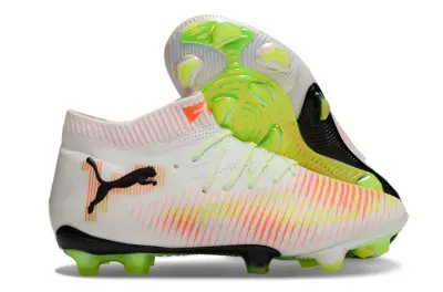 Puma Future 8 Ultimate FG - White/Neon Orange/Neon Green