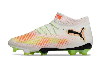 Puma Future 8 Ultimate FG - White/Neon Orange/Neon Green