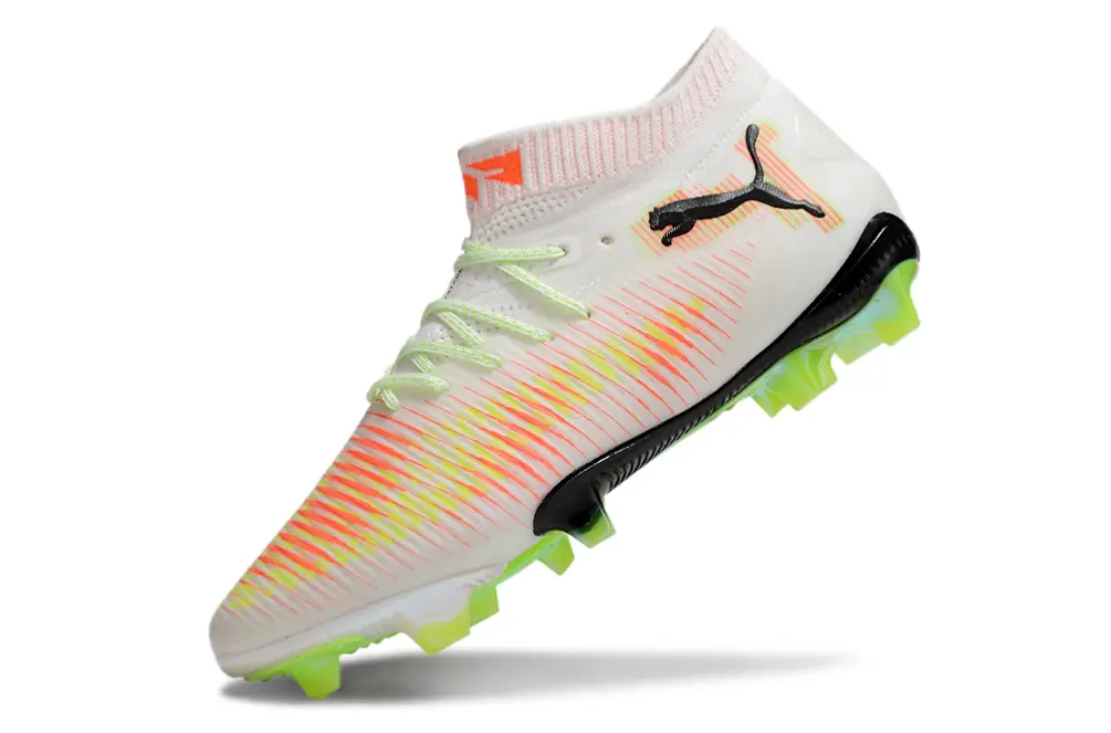 Puma Future 8 Ultimate FG - White/Neon Orange/Neon Green