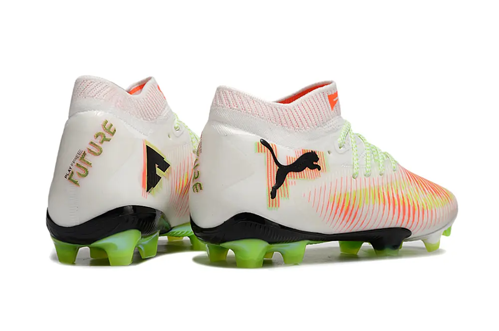Puma Future 8 Ultimate FG - White/Neon Orange/Neon Green