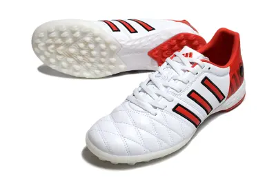Adidas Adipure 11Pro TF Astro Turf Soccer Shoes - White/Fiery Red/Black