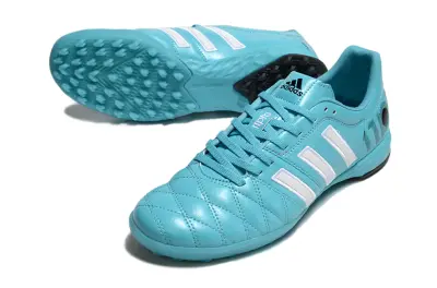 Adidas Adipure 11Pro TF Astro Turf Soccer Shoes - Aqua/Bright Blue/White