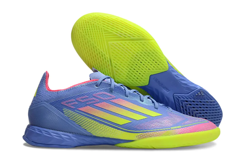 Adidas F50 Pro IC - Blue/Electric Yellow/Flamingo Pink