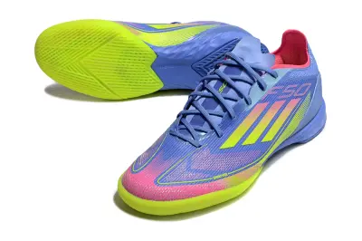 Adidas F50 Pro IC - Blue/Electric Yellow/Flamingo Pink