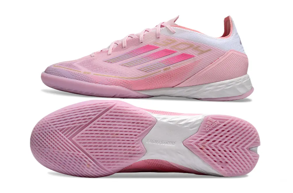 Lamine Yamal x Adidas F50 Pro IC - Pink/Soft Pink/White