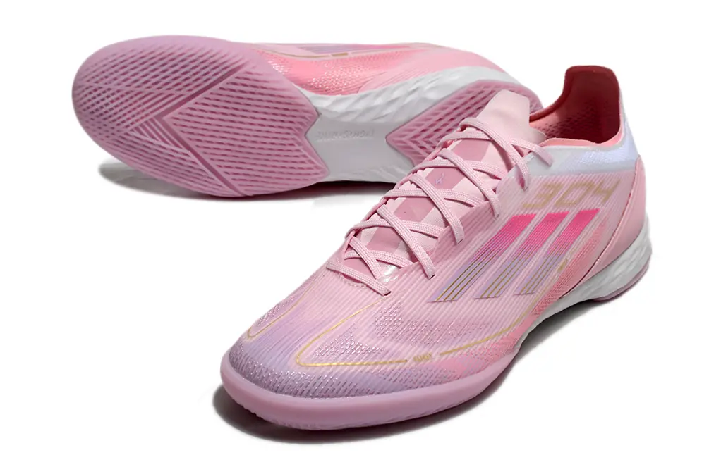 Lamine Yamal x Adidas F50 Pro IC - Pink/Soft Pink/White