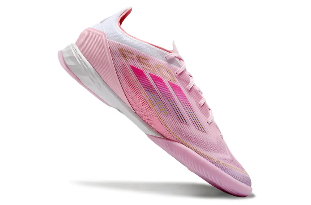 Lamine Yamal x Adidas F50 Pro IC - Pink/Soft Pink/White