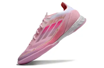 Lamine Yamal x Adidas F50 Pro IC - Pink/Soft Pink/White