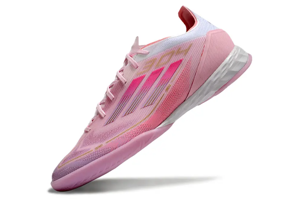 Lamine Yamal x Adidas F50 Pro IC - Pink/Soft Pink/White