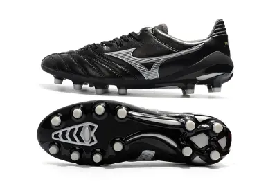 Mizuno Morelia Neo 2 FG - Black/Midnight Black/Shiny Silver