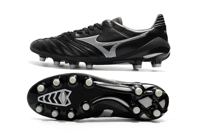 Mizuno Morelia Neo 2 FG - Black/Midnight Black/Shiny Silver