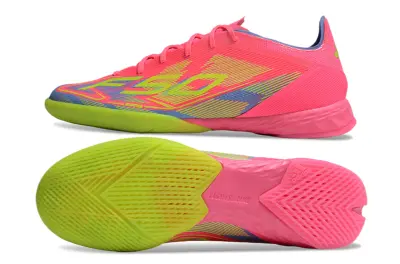 Adidas F50 Pro IC - Pink/Neon Green/Bright Blue