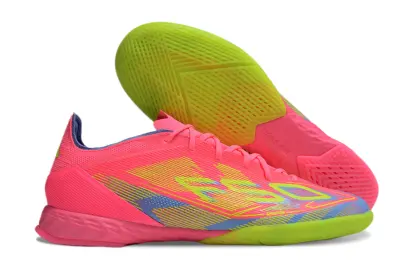 Adidas F50 Pro IC - Pink/Neon Green/Bright Blue