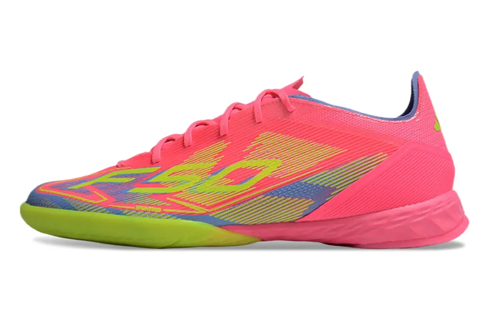 Adidas F50 Pro IC - Pink/Neon Green/Bright Blue