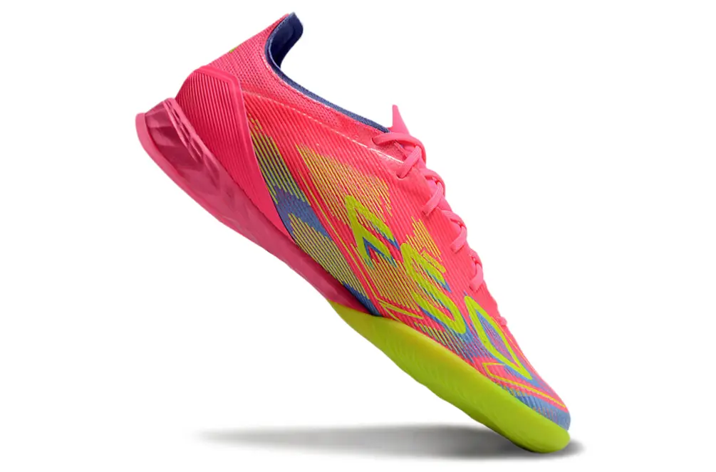 Adidas F50 Pro IC - Pink/Neon Green/Bright Blue